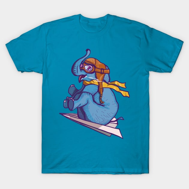 Take Off Baby Elephant T-Shirt by vectalex